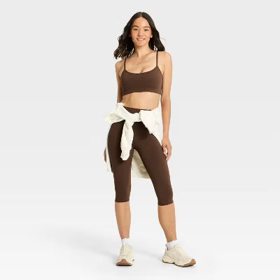 Women's Active Cami Sports Bra - Brown