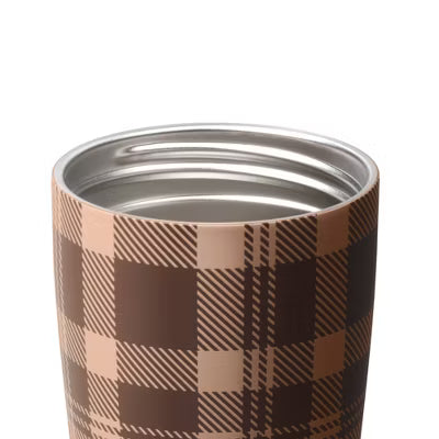 SmoothSip Slider - 12 oz - Stainless Steel - Plaid and Simple