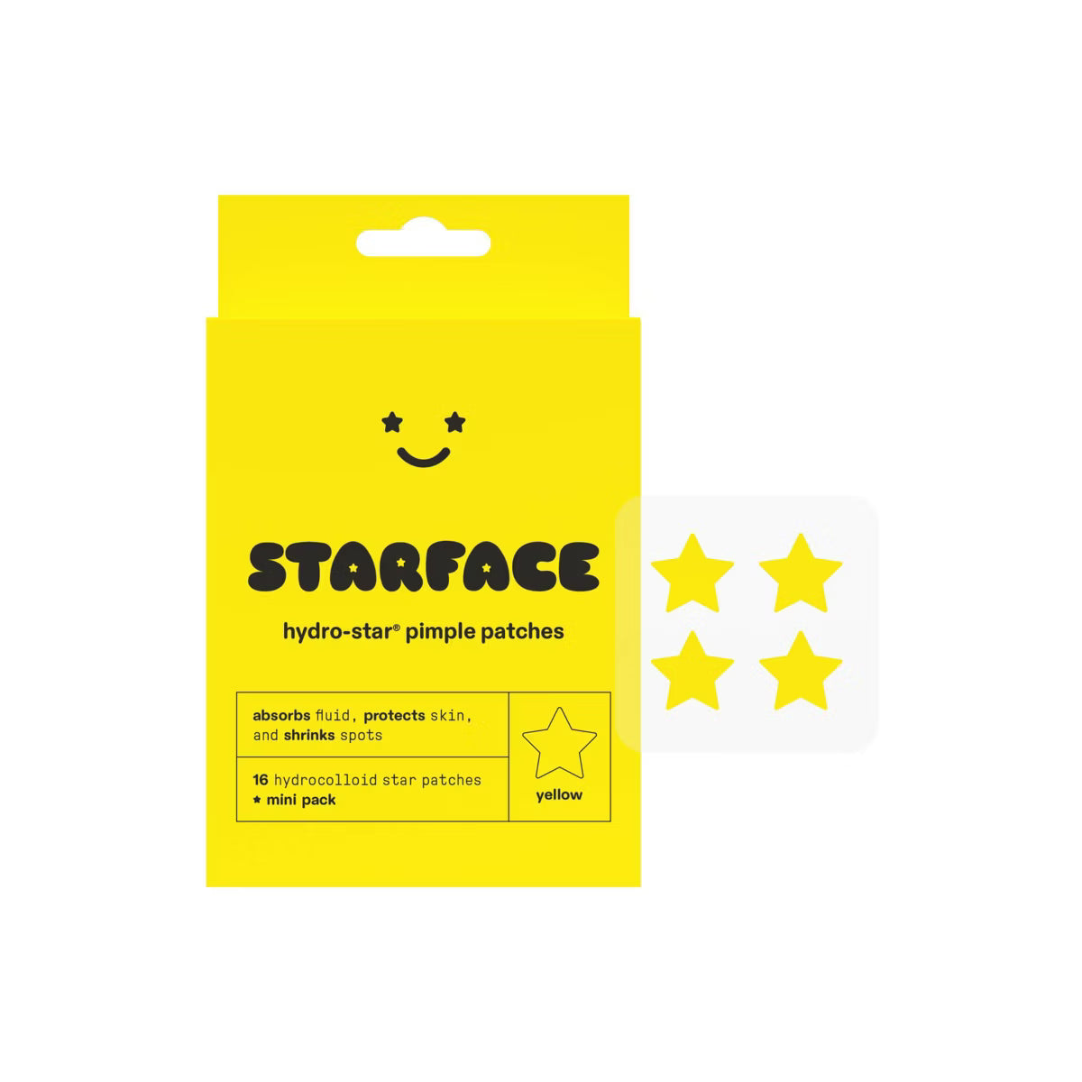 Starface Hydro Star Pimple Patches Mini Pack - 16pc - Yellow