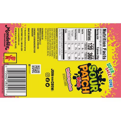 SOUR PATCH KIDS Watermelon Soft & Chewy Gummy Candy - 3.5oz