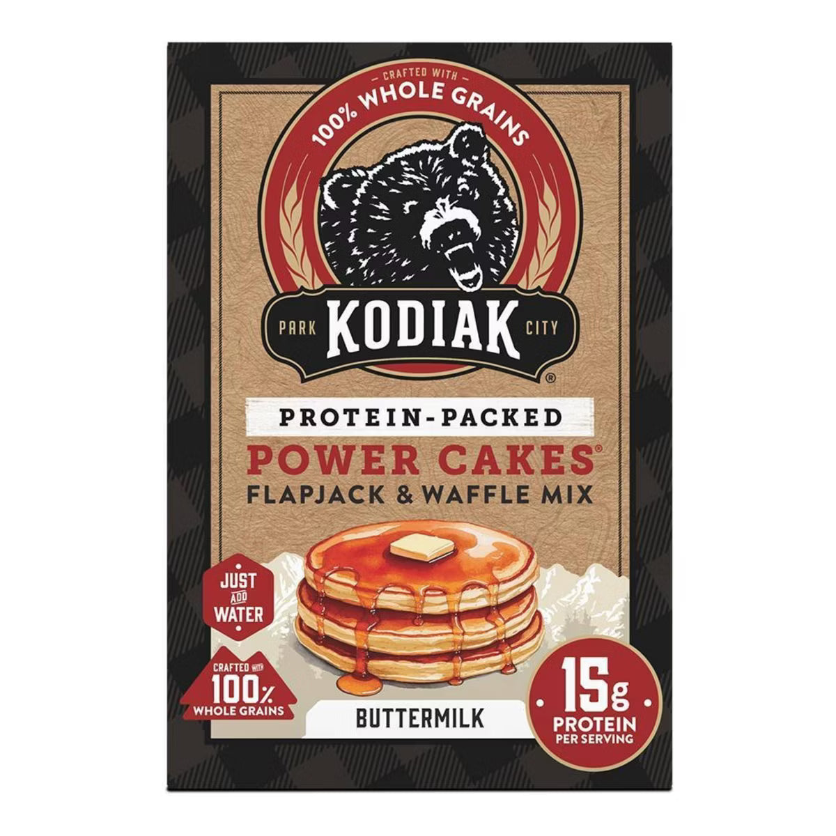 Protein-Packed Power Cakes Buttermilk Pancake and Waffle Mix - 20oz