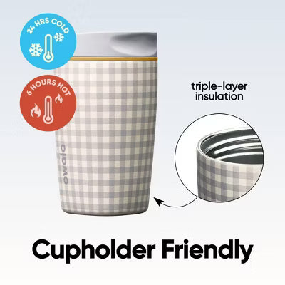 SmoothSip Slider - 12 oz - Stainless Steel - Picnic Perfection