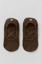 Women's Pivot Barre Sock- Espresso