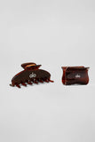 Effortless Claw Clip (2-Pack) Brown Tortoise
