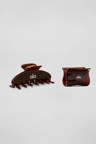 Effortless Claw Clip (2-Pack) Brown Tortoise
