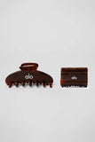 Effortless Claw Clip (2-Pack) Brown Tortoise