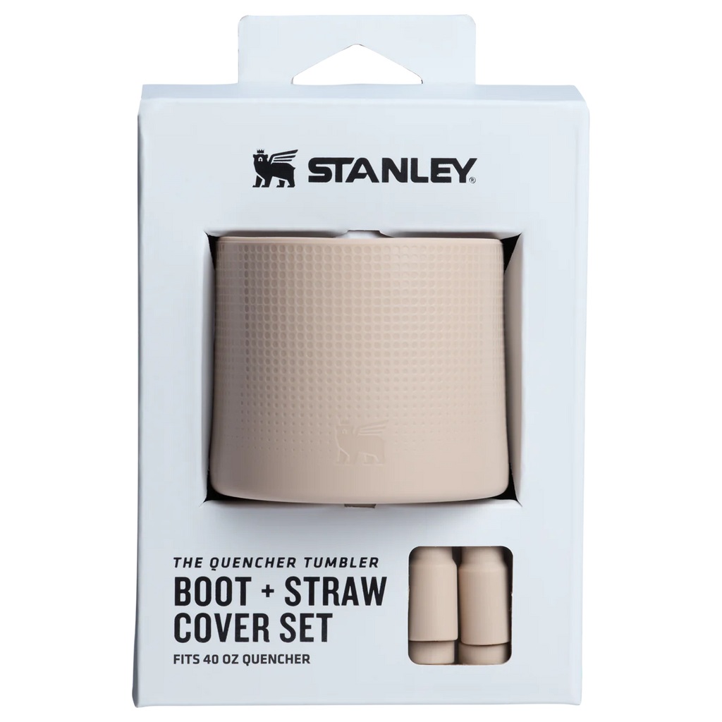 Quencher boot and straw cover set