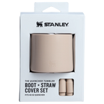 Quencher boot and straw cover set