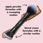 PRE-ORDEN Cream & Powder Face Brush