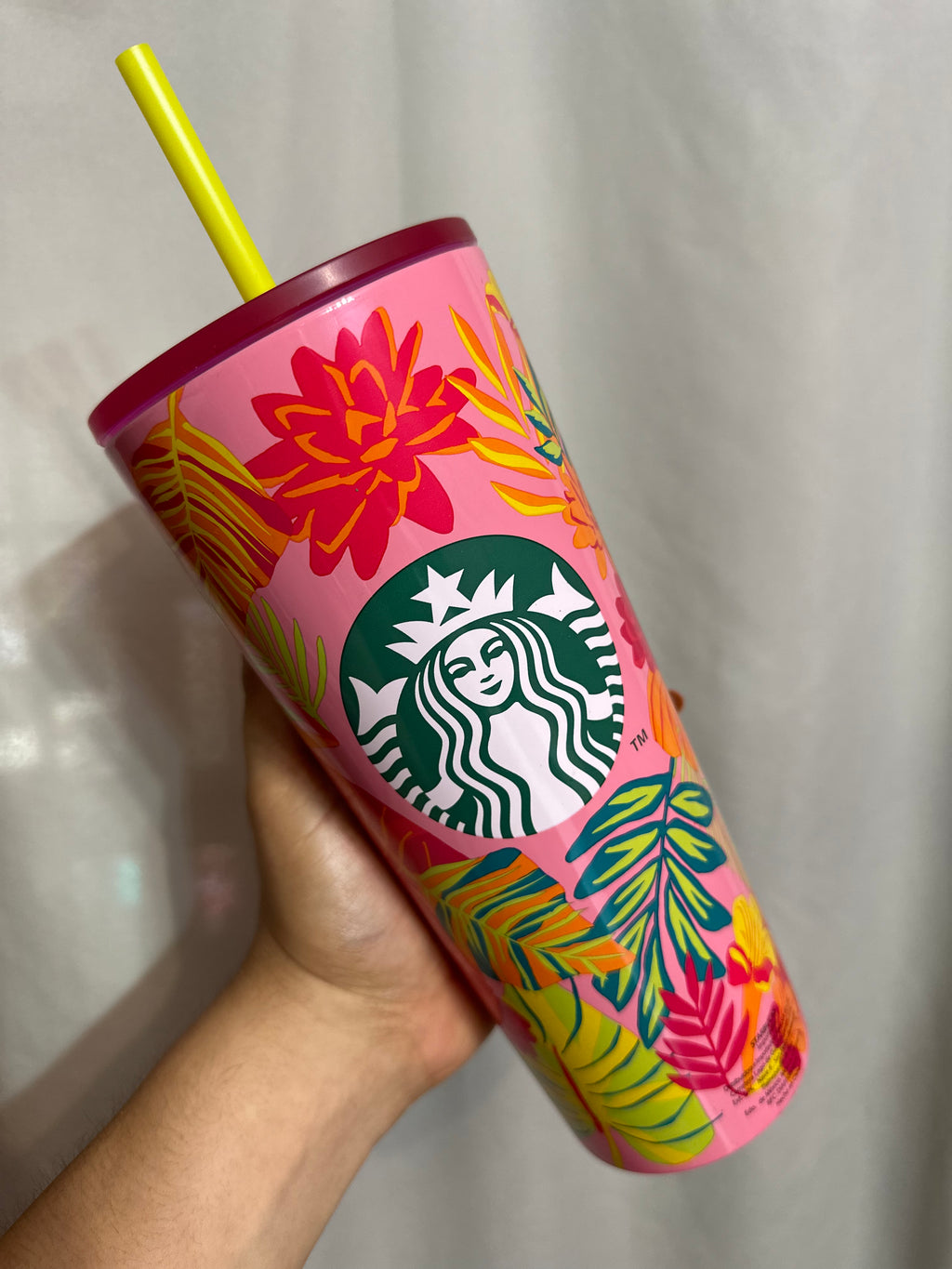 Starbucks Tumbler Tropical Acero