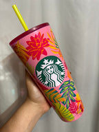 Starbucks Tumbler Tropical Acero