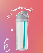 PRE-ORDEN Owala FreeSip Clear Tritan Plastic Water Bottle with Straw, BPA-Free Sports Water Bottle, Great for Travel, 25 Oz