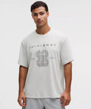 Mile Maker Mesh T-Shirt 98 Wordmark - Vapor