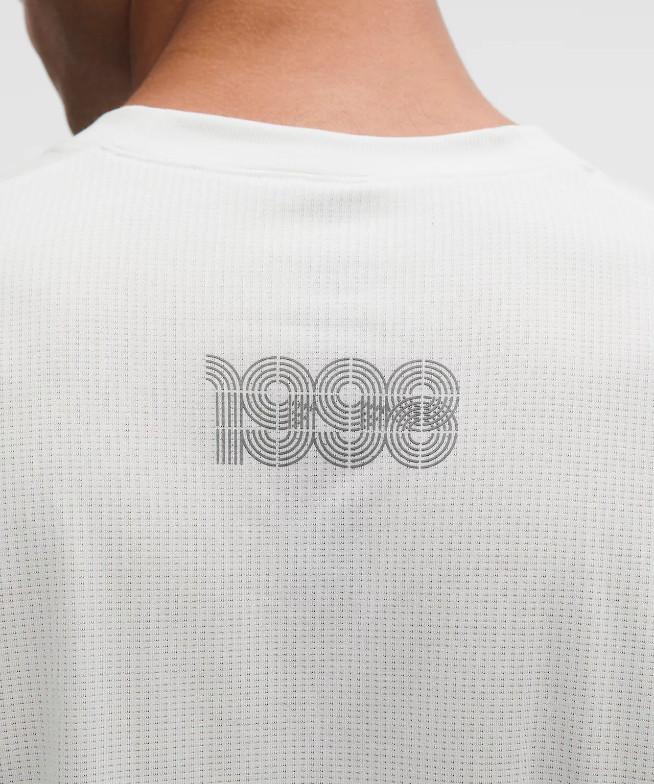 Mile Maker Mesh T-Shirt 98 Wordmark - Vapor