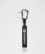 Silicone Keychain - Black/White