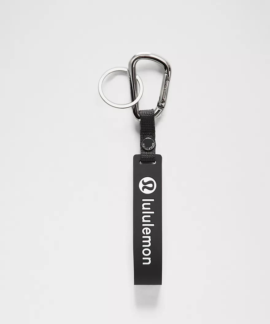 Silicone Keychain - Black/White