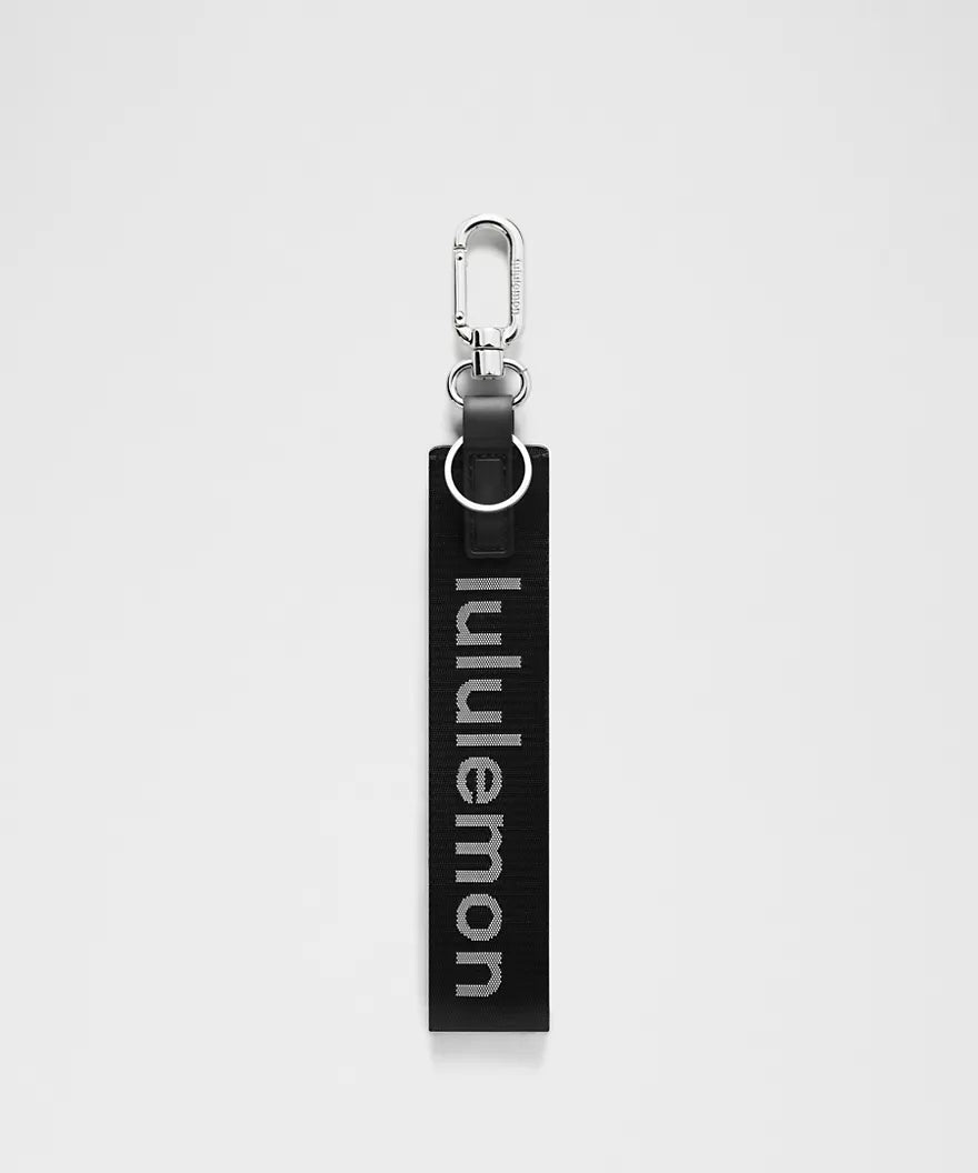 Never Lost Keychain - Black/White/Silver