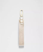 Never Lost Keychain - Light Ivory/Wacky Khaki/Gold