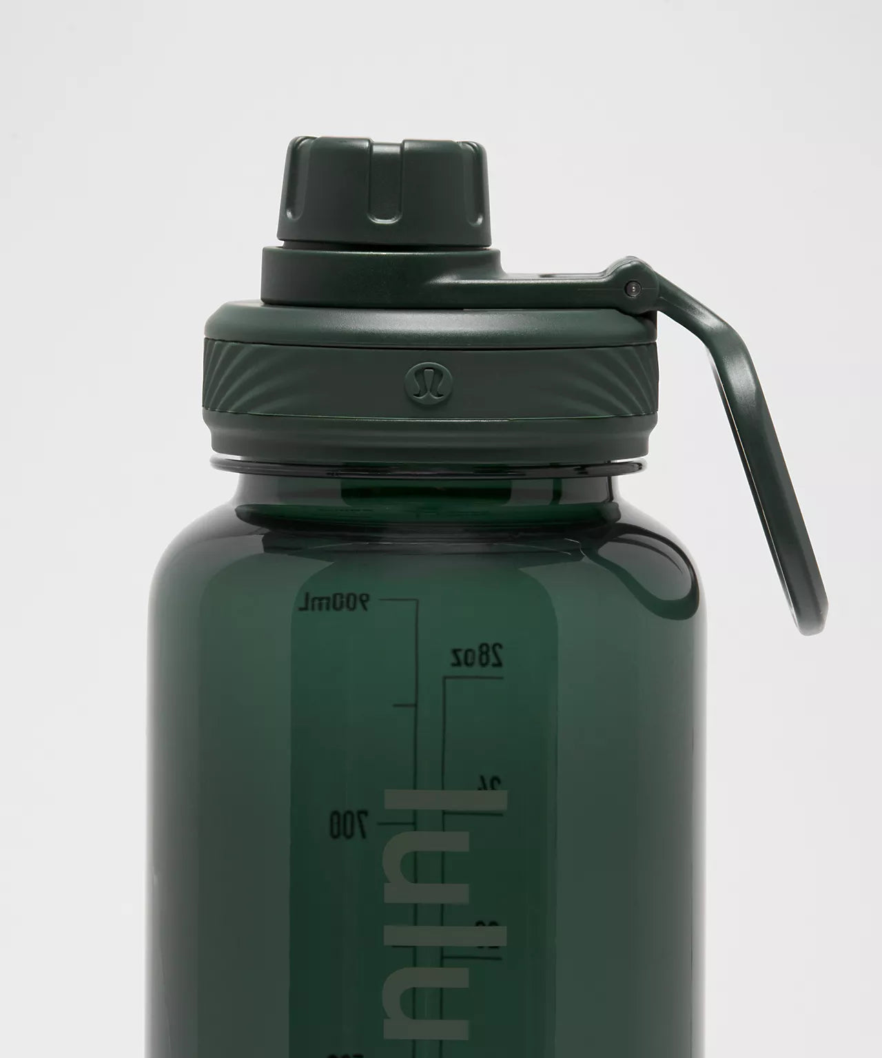 Back to Life Clear Bottle 32oz - Rainforest Green/Palm Deco