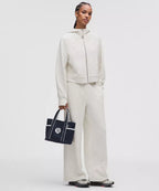 Daily Multi-Pocket Mini Canvas Tote Bag 6.5L - True Navy/White