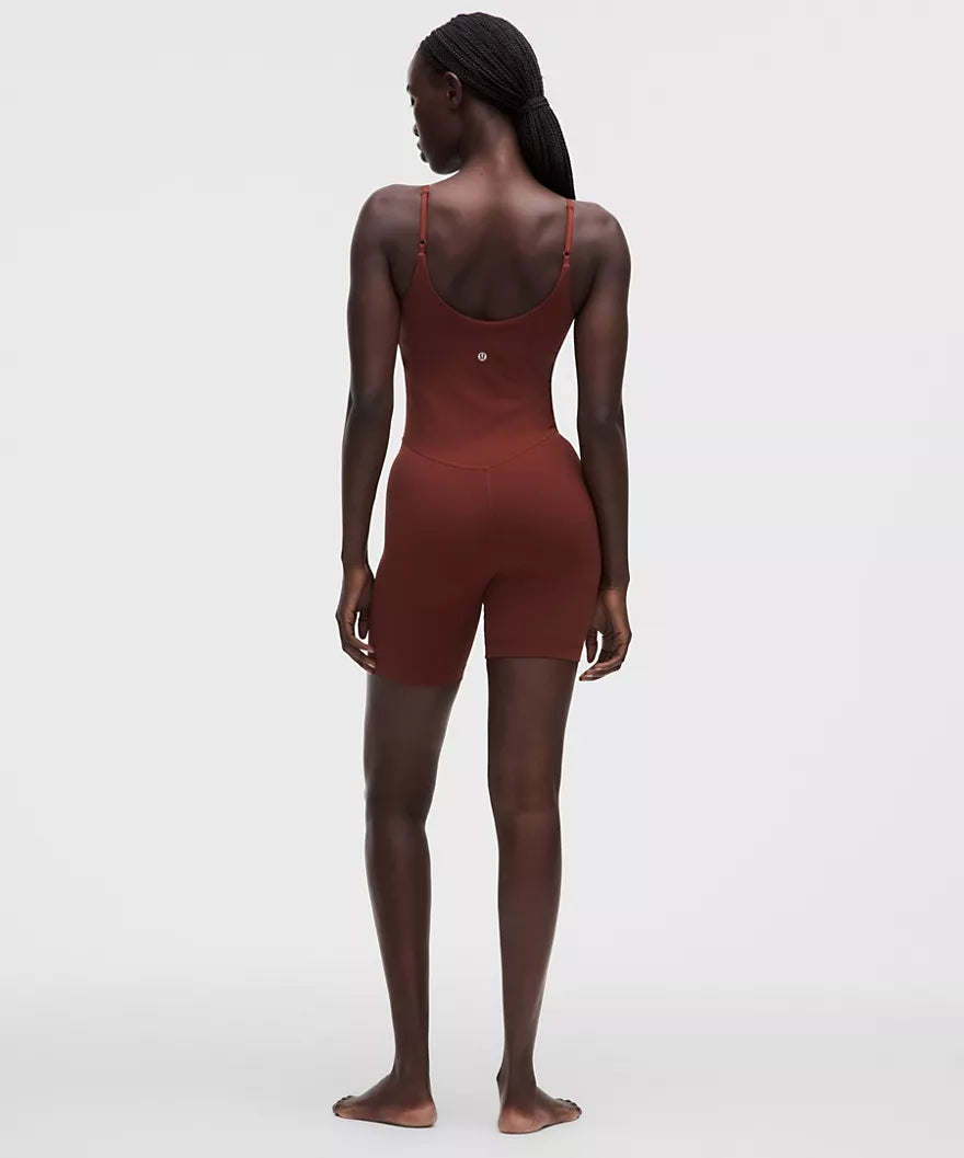 Align™ Cami Bodysuit 6" Light Support, A/B Cup - Cranberry Charm