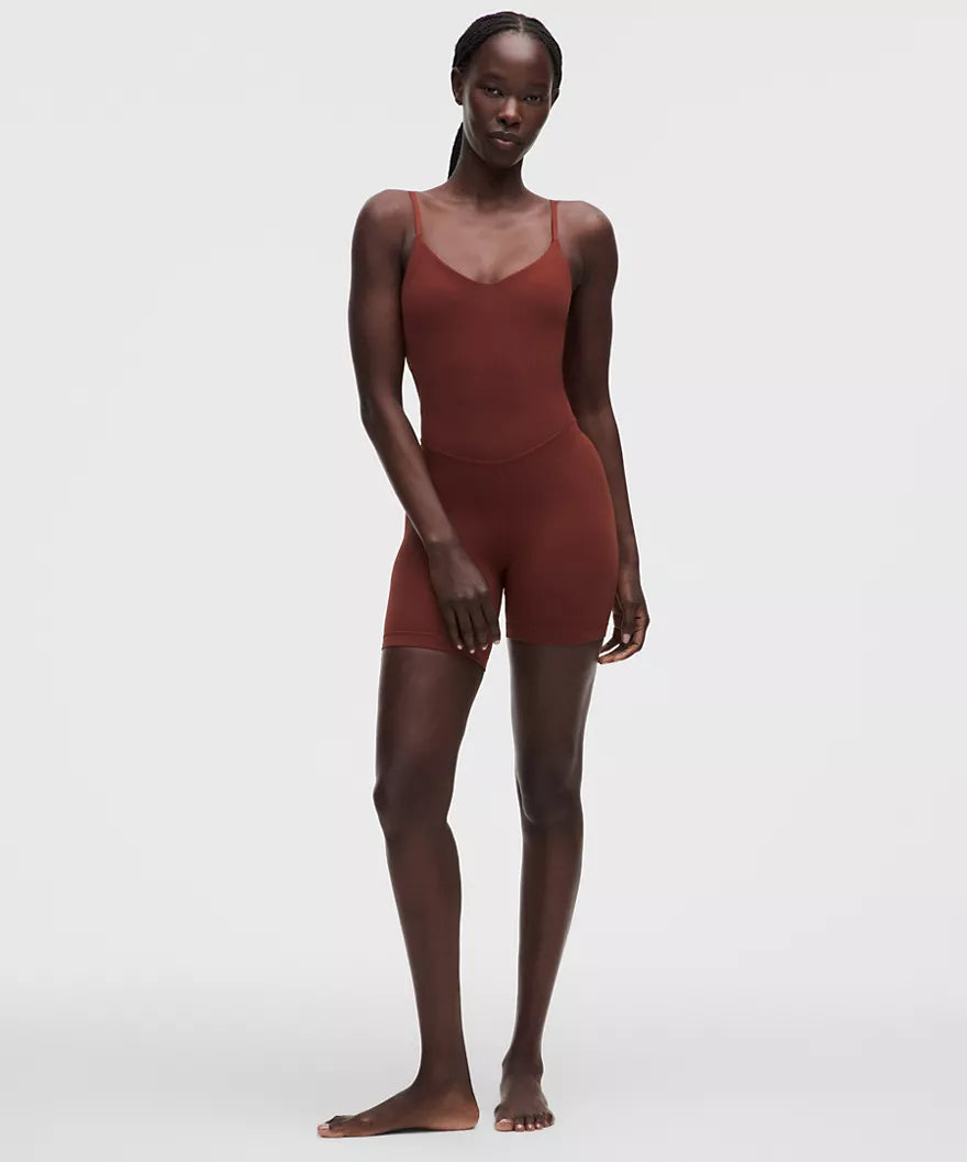 Align™ Cami Bodysuit 6" Light Support, A/B Cup - Cranberry Charm