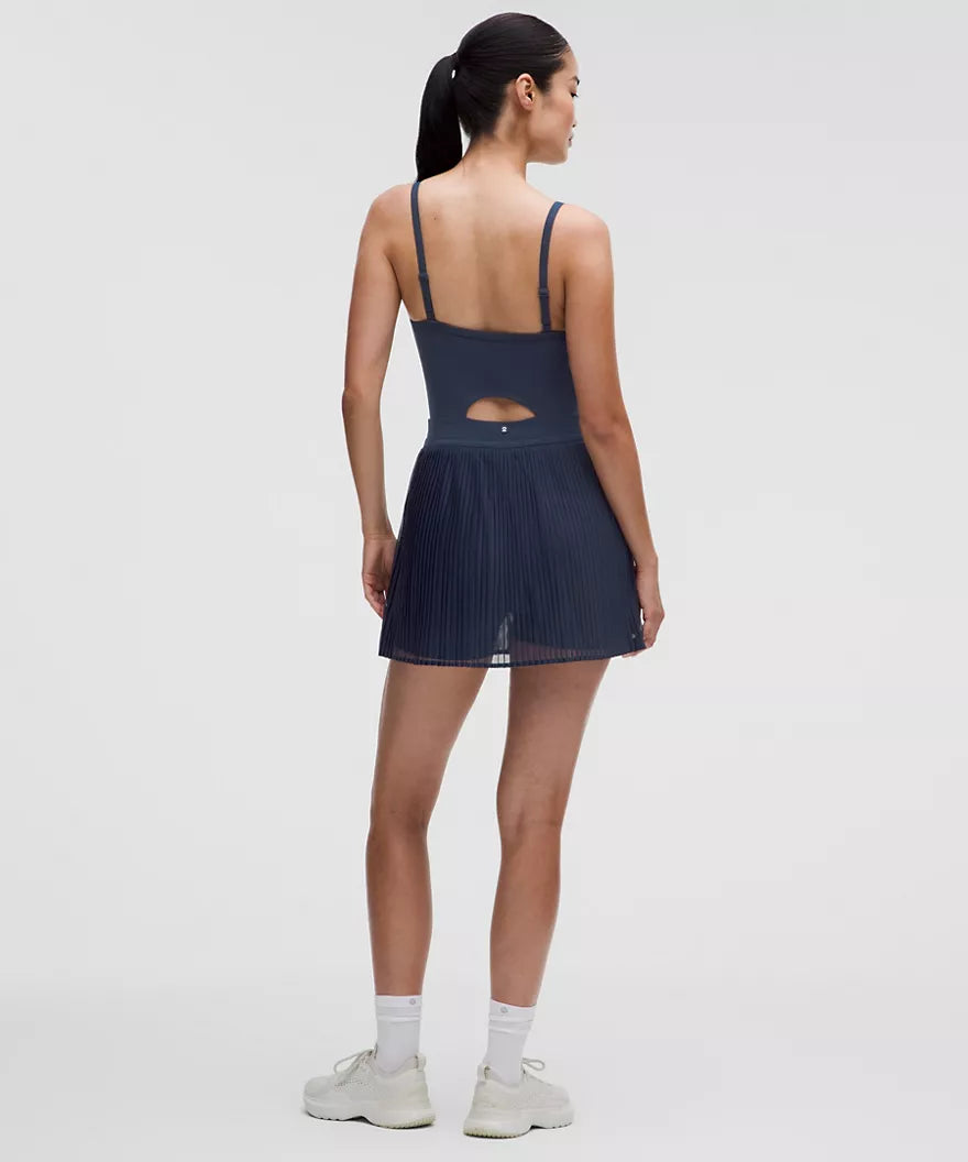 Ace Advantage Cutout Tennis Dress - Club Blue/Club Blu
