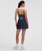 Ace Advantage Cutout Tennis Dress - Club Blue/Club Blu