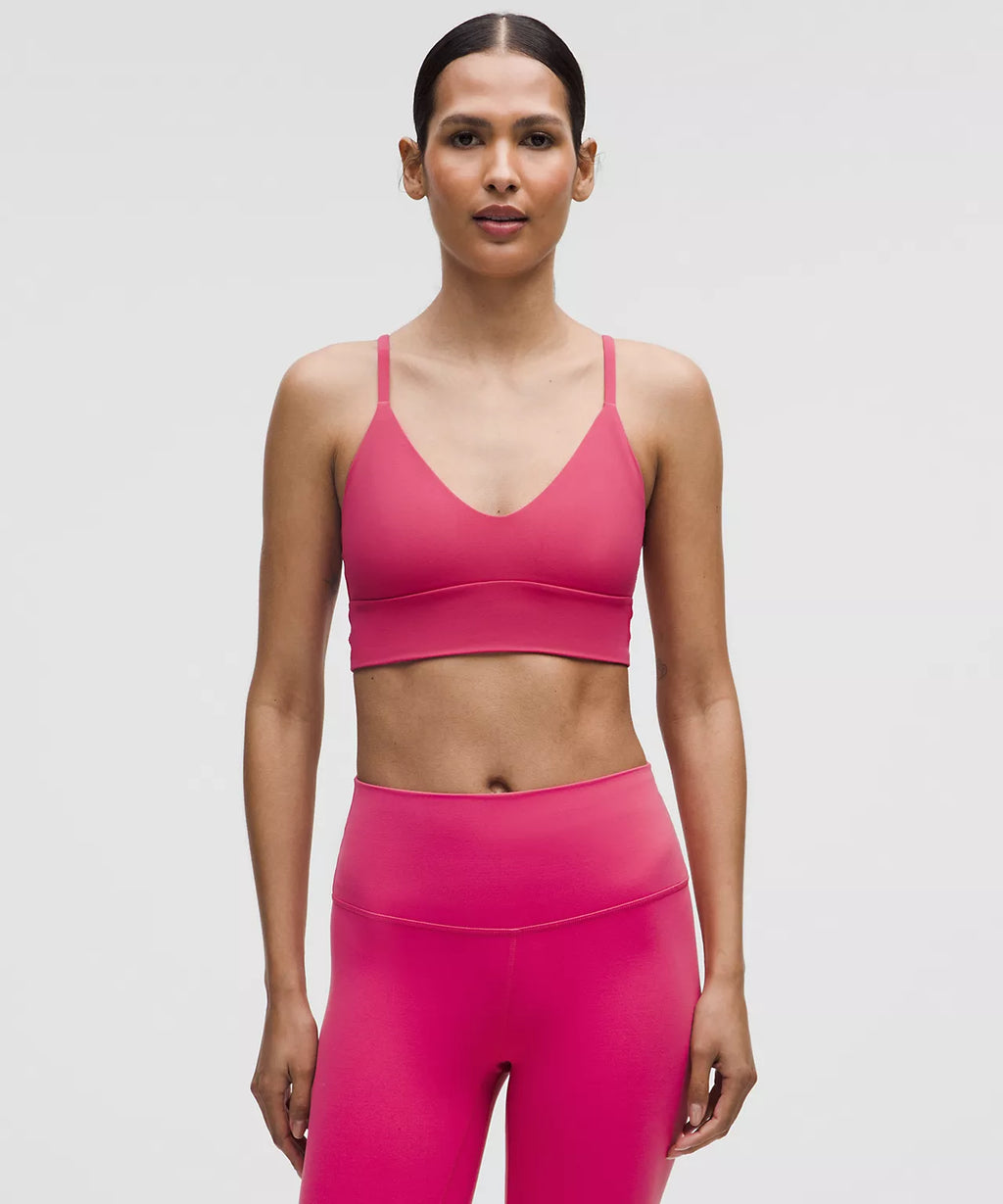 Focuser Scoop-Neck Bra Nulu Light Support, A/B Cup - Raspberry Coulis / Size XS