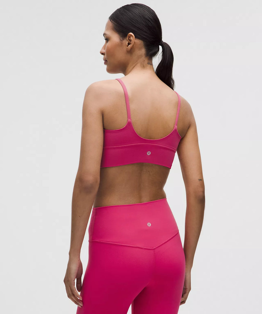 Focuser Scoop-Neck Bra Nulu Light Support, A/B Cup - Raspberry Coulis / Size XS