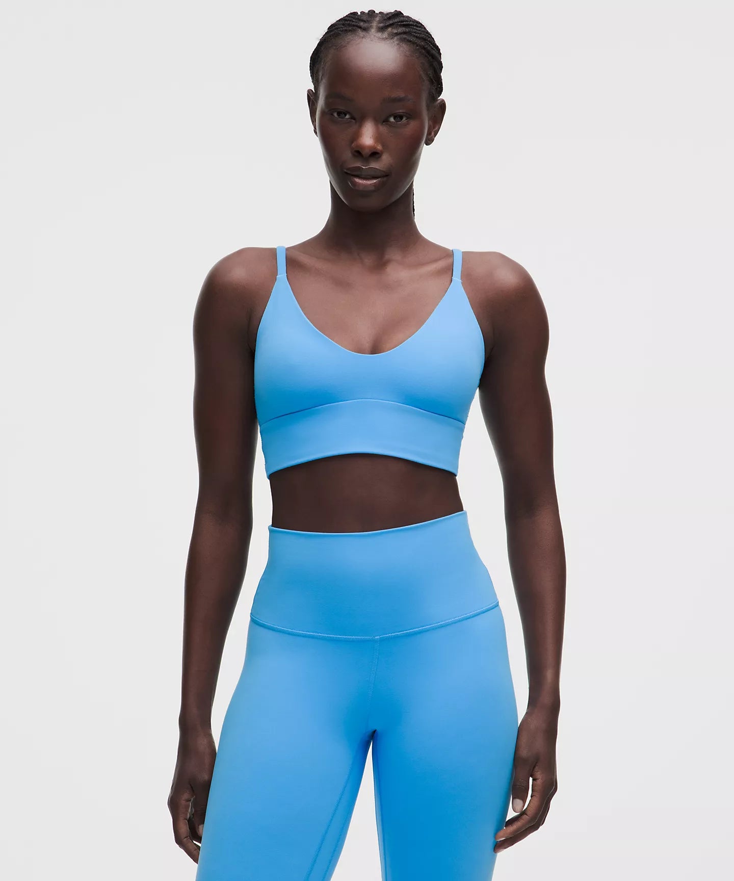 Focuser Scoop-Neck Bra Nulu Light Support, A/B Cup - Ocean Wave / Size M