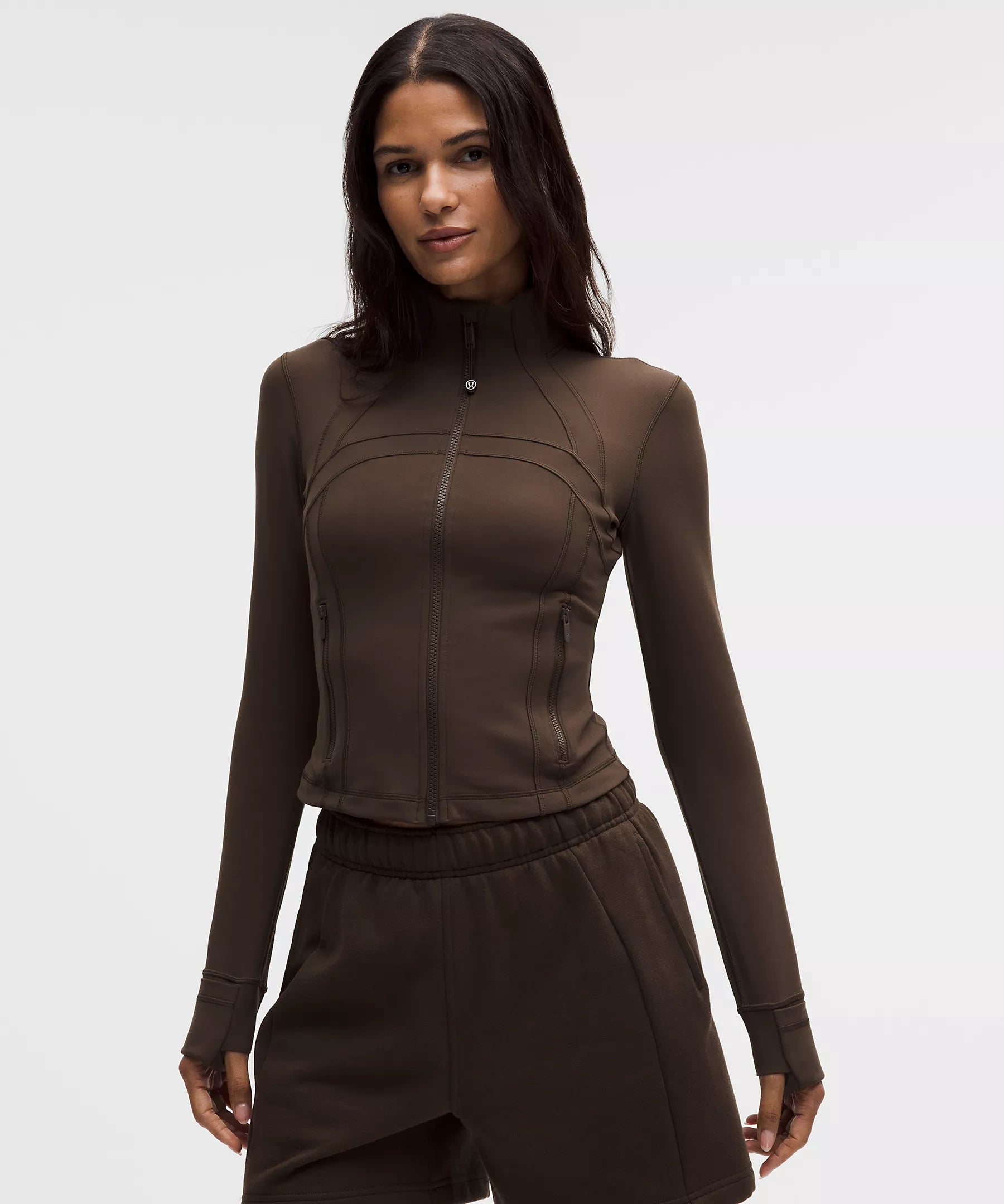 Define Cropped Jacket Nulu - Walnut Crunch