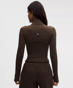Define Cropped Jacket Nulu - Walnut Crunch