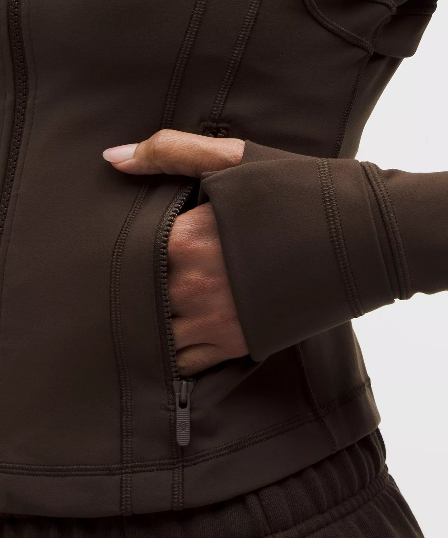Define Cropped Jacket Nulu - Walnut Crunch