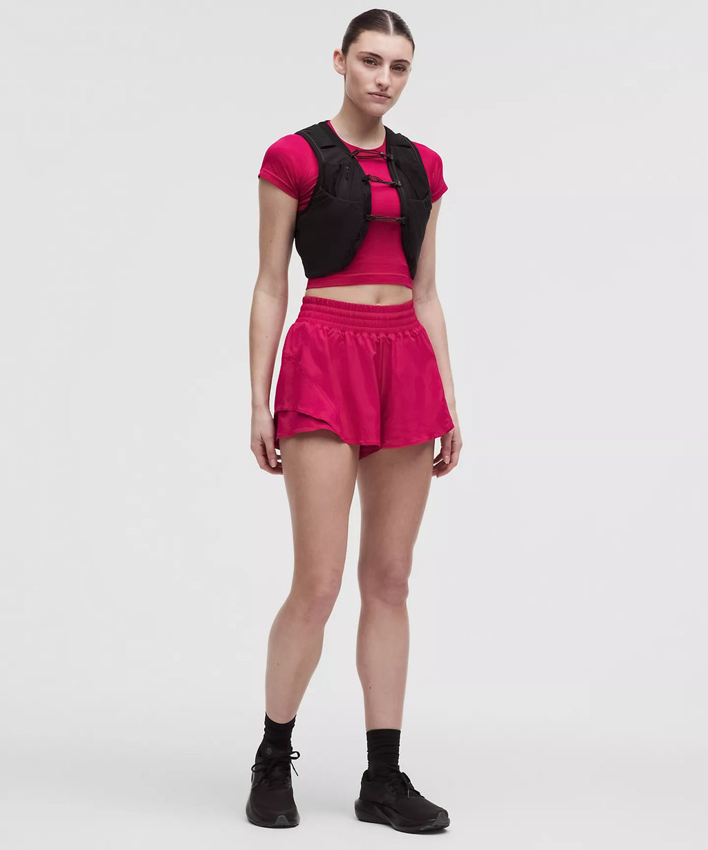 Shake It Out High-Rise Running Short 2.5" - Mulberry Spark / Size M