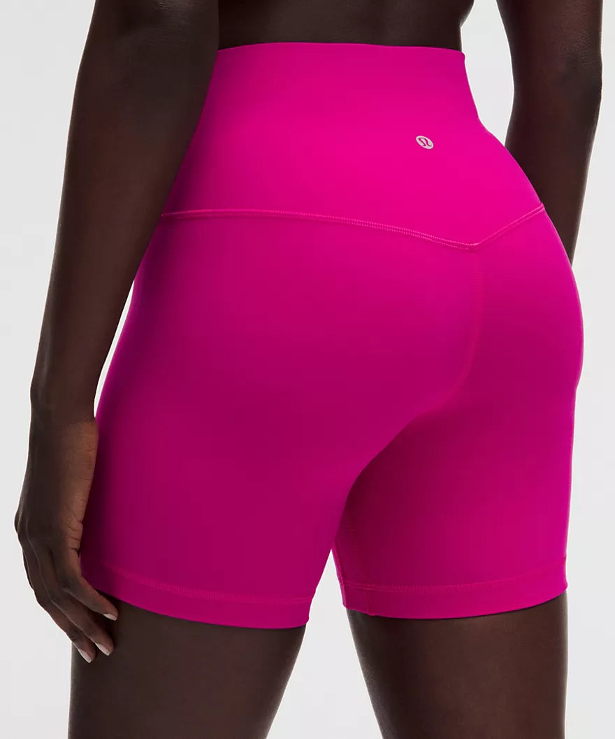 Align No Line™ High-Rise Short 6" - Pink Flare