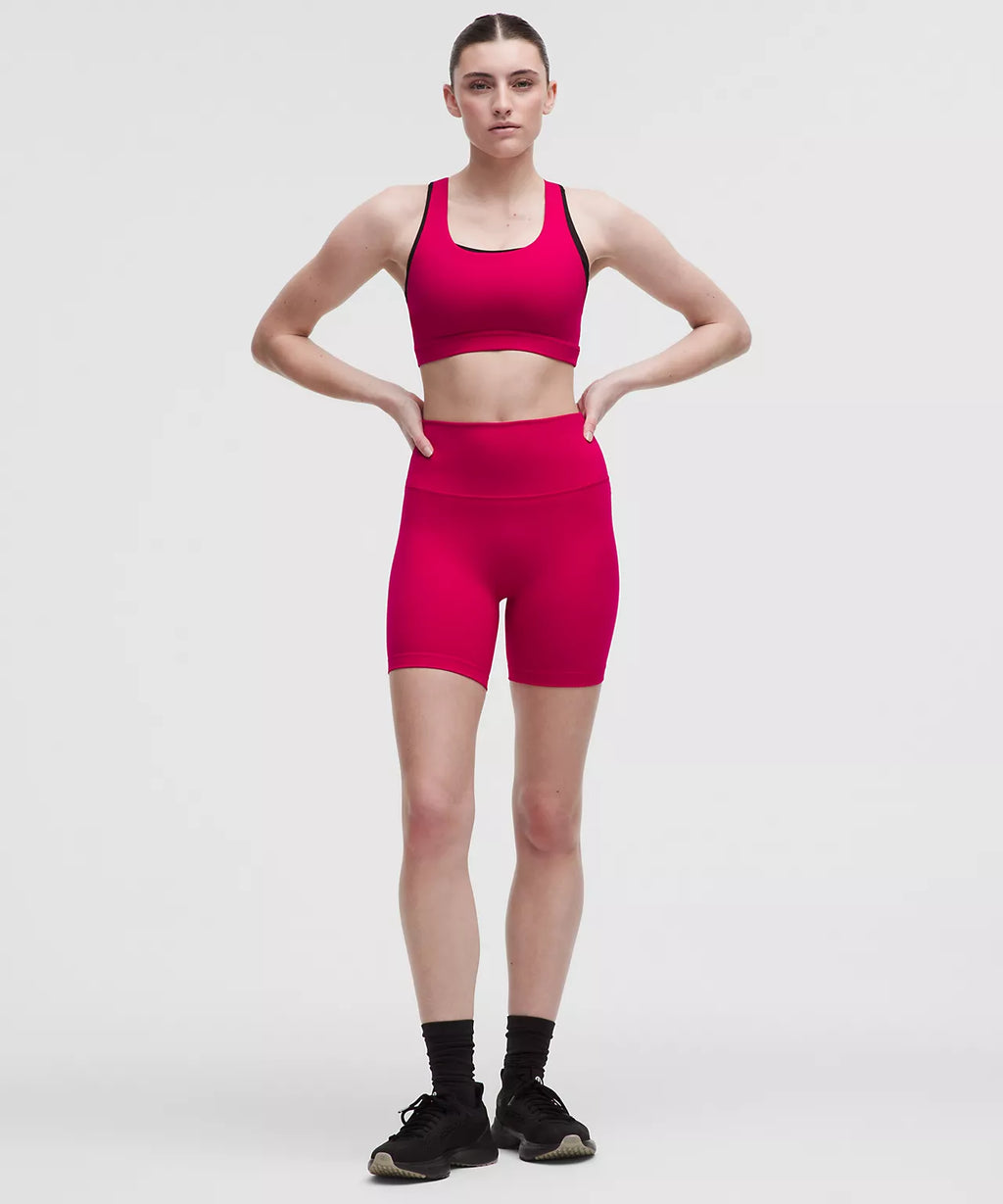 Wunder Train No Line High-Rise Short 6" - Mulberry Spark / Size 6