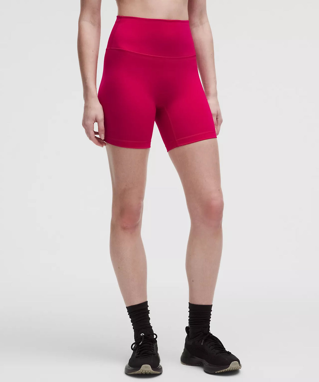 Wunder Train No Line High-Rise Short 6" - Mulberry Spark / Size 6