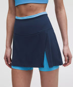 Align Side-Slit Skirt Trim - Club Blue/Ocean Wave / Size 8