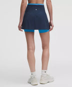 Align Side-Slit Skirt Trim - Club Blue/Ocean Wave / Size 8