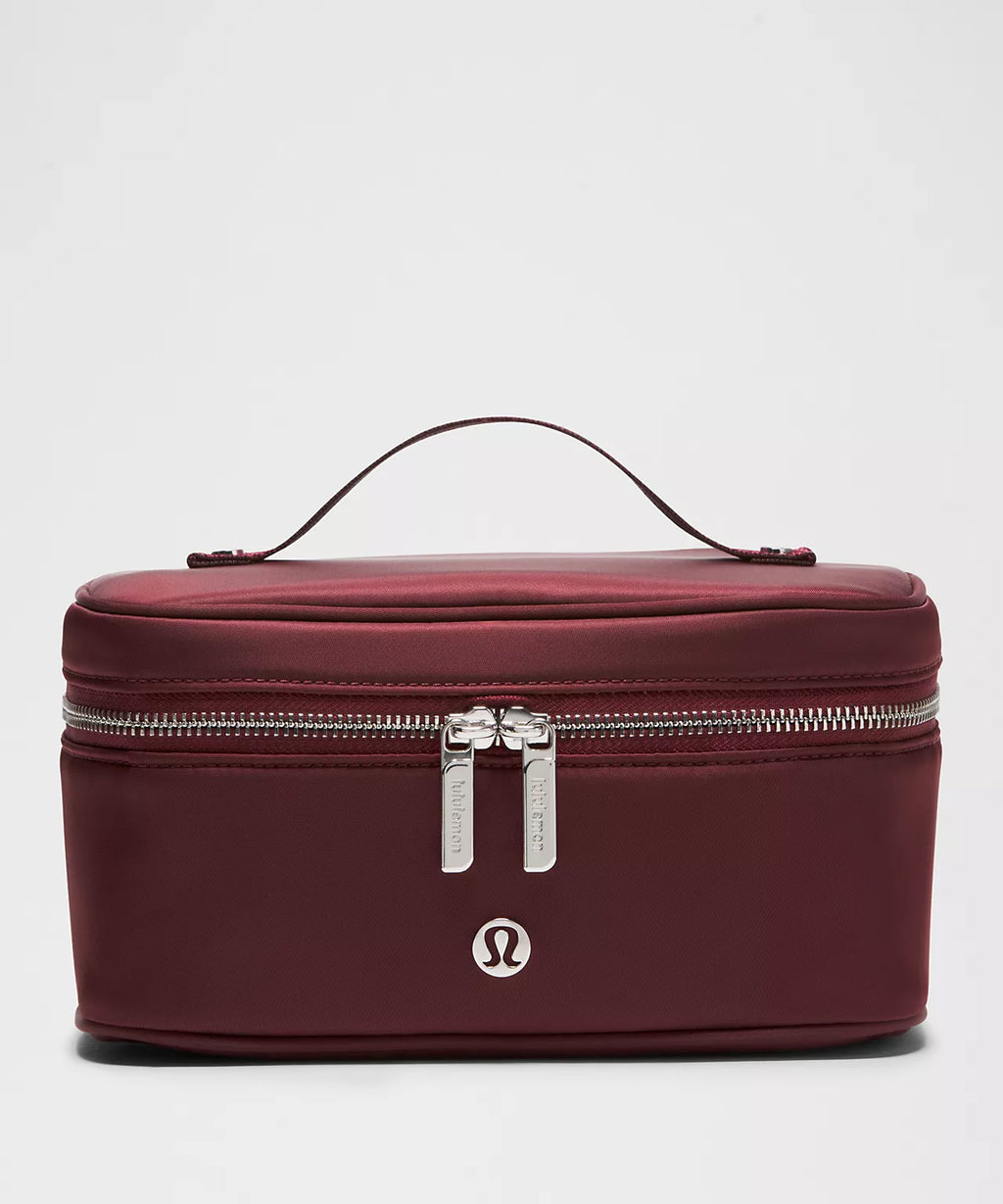 Travel Toiletry Bag 3.5L - Burgundy Bay/Black/Silver