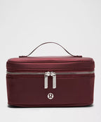 Travel Toiletry Bag 3.5L - Burgundy Bay/Black/Silver