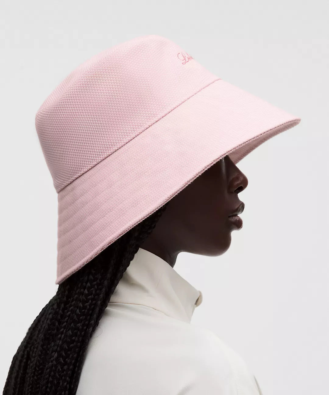 Two-Tone Canvas Bucket Hat - Pink Pearl/Pink Pastel/Dusk
