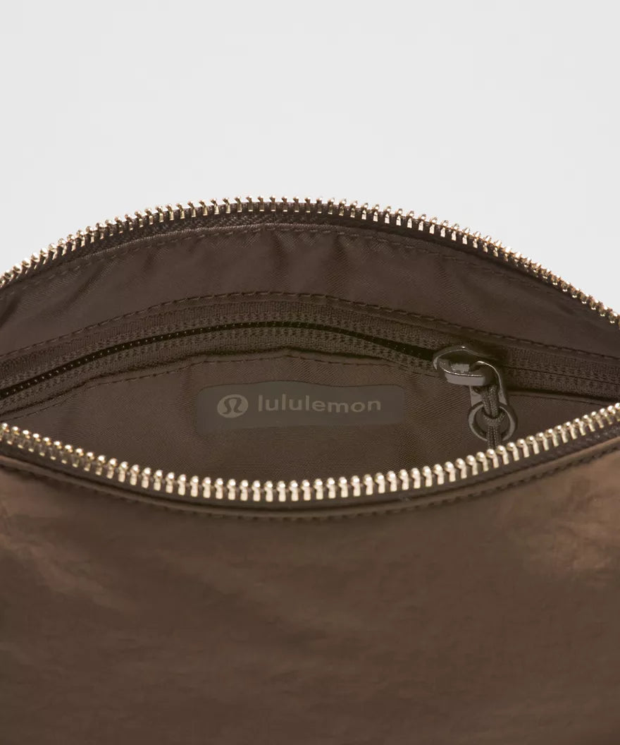 Ruched Shoulder Bag Mini 1.5L - Walnut Crunch/Nomad/Gold