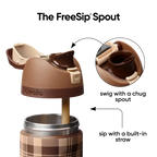 FreeSip - 24oz - Stainless Steel - Plaid and Simple