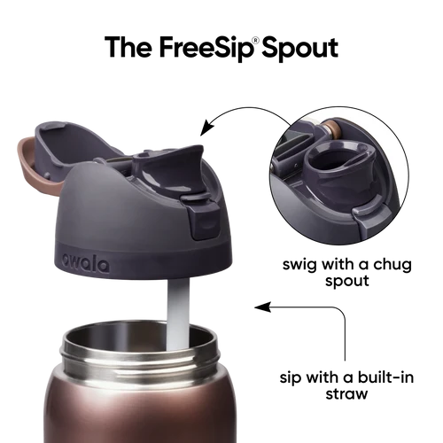 FreeSip - 32 oz - Stainless Steel- Desert Smoke