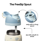 FreeSip - 32 oz - Stainless stee - Toile Be Home