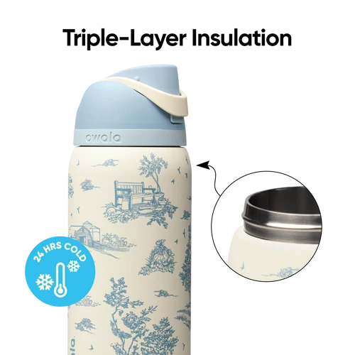 FreeSip - 32 oz - Stainless stee - Toile Be Home