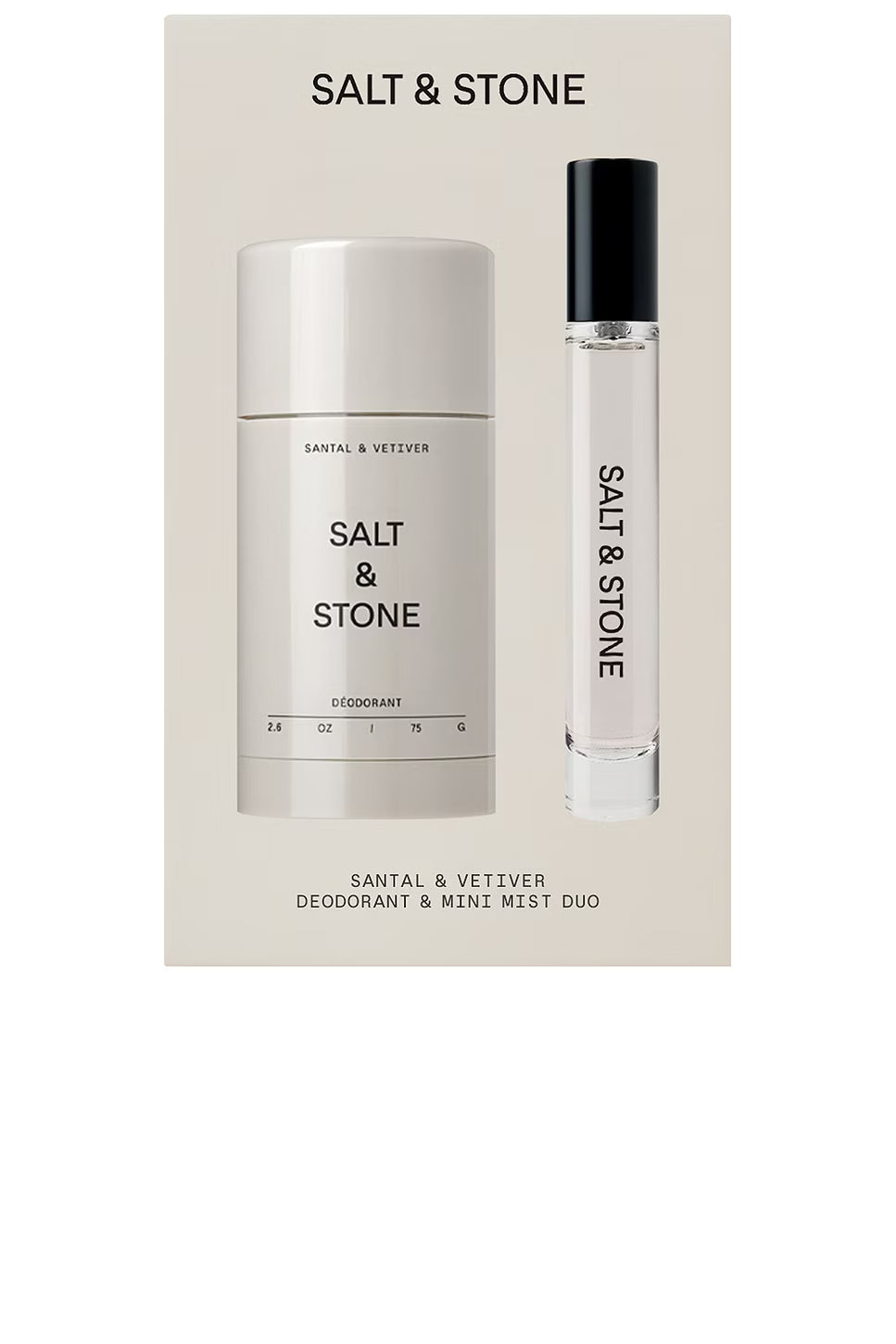Santal & Vetiver Deodorant + Mini Mist Duo