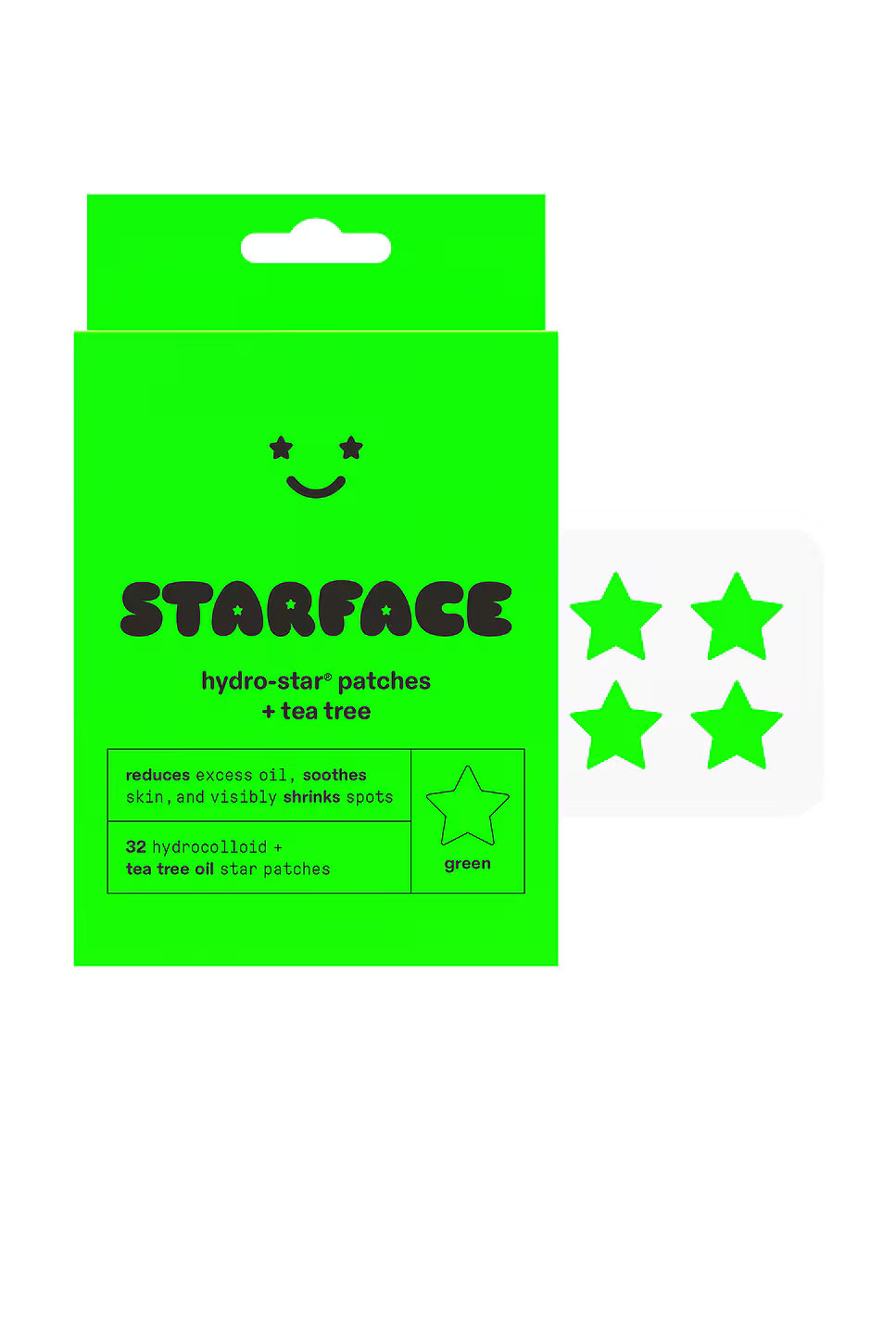 Starface Hydro-Star + Tea Tree Pimple Patches - 32ct